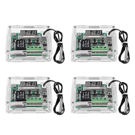 4 stk. W1209 12v DC Digital Temperaturregulator Mikromodul