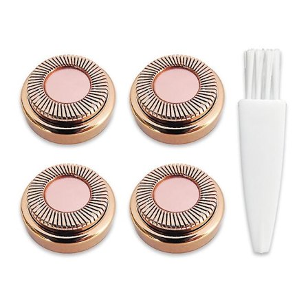 4 kappaleen kasvojen epilaattorin vaihtopäät, jotka sopivat kaikkiin epilaattoreihin, joilla on parhaat tulokset ja pehmeä kosketus, kuten TV:ssä on 