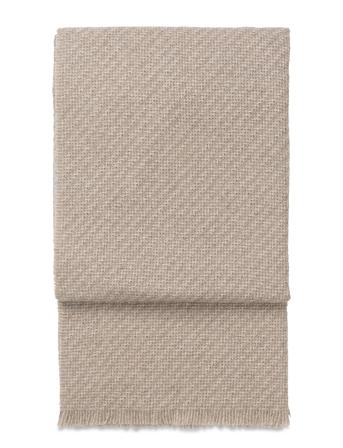 Diagonal Throw Home Textiles Cushions & Blankets Blankets & Throws Beige Elvang