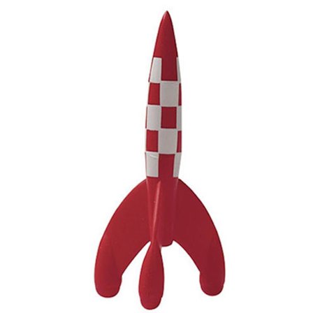 Tintin - PVC - Klassisk Raket_Super Gave