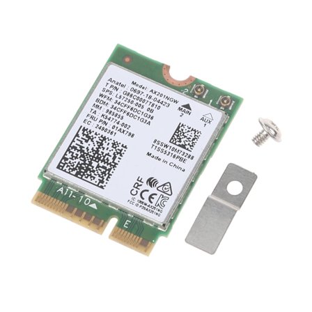 AX201NGW NGFF för M.2 för Key E Wireless WiFi 6 Nätverkskort 2.4 /5G 802.11ac ax Bluetooth-kompatibel 5.0 Dual Band Wifi