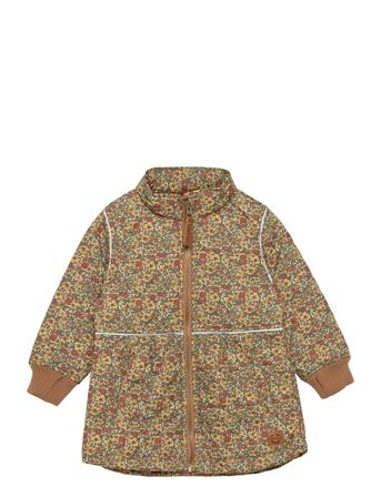 Thermal+ Girls Long Jacket Aop Outerwear Thermo Outerwear Thermo Jackets Multi/mønstret Mikk-Line