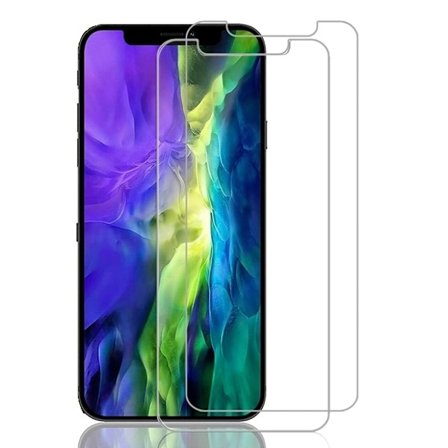 2-Pack - iPhone 12 / 12 Pro Härdat Glas Skärmskydd