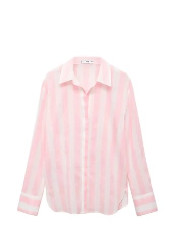 Mango | Striped Cotton Shirt | XS
