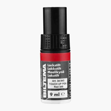 Lackstift röd 348 9 ml - Biltema