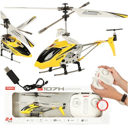 SYMA S107H RC helikopter 2,4GHz RTF gul
