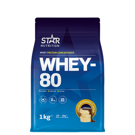 Star Nutrition Whey-80 Valleprotein 1 kg