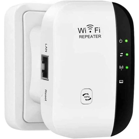 WiFi-signalförstärkare, 300 Mbps Router med stöd för WPA2/WPA/WEP9