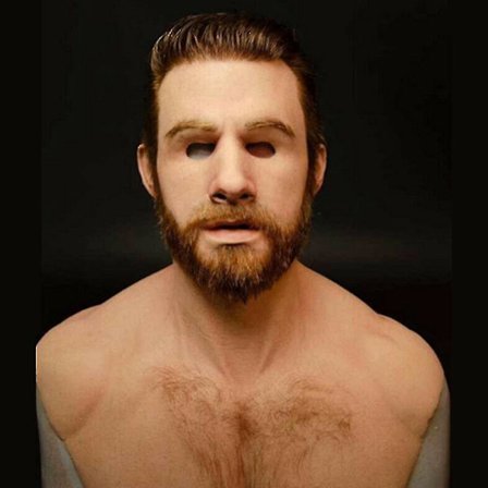 Gammel manns maske Latex Halloween Cosplay Party Realistiske helmasker Hodeplagg V