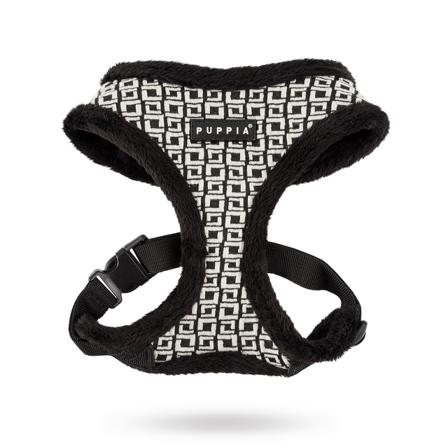 DAMIER Black - Fodrad Hundsele - Klassiska hundselar, Jacket, Step-in, Y-Selar Dragselar, Fodrade vinterselar på Doggie.se