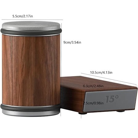 Rullande kniv vässare kit för rakad rulle kniv slipning med industri diamanter kock kniv set