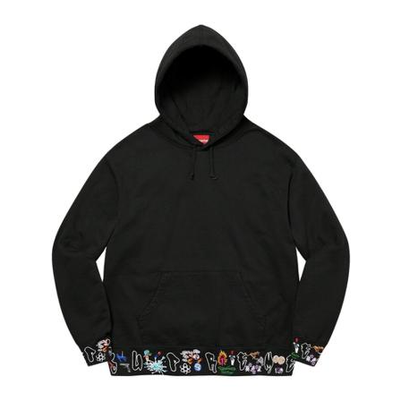 Supreme, Sweatshirt Zwart, Heren, Maat:L
