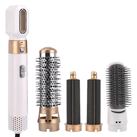 5-in-1 Hot Air Brush Hair Curler Set