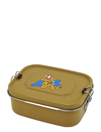 Bamse, Lunchbox In Tinplate, Bear-Yellow Brown Rätt Start