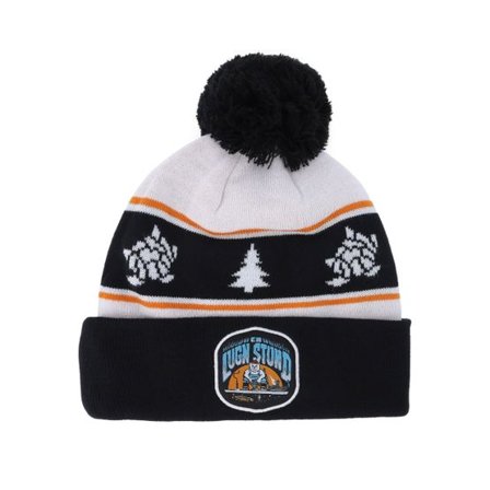 SQRTN - Svart pom Beanie - Lugn Stund Pom-pom Beanie Teal Pom @ Hatstore