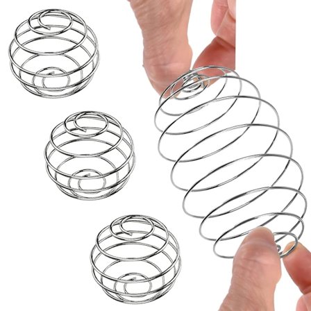 4 st 304 Rostfritt Stål Flaska Mixerboll, Protein Shaker Boll För Dricksflaska Shaker Kopp