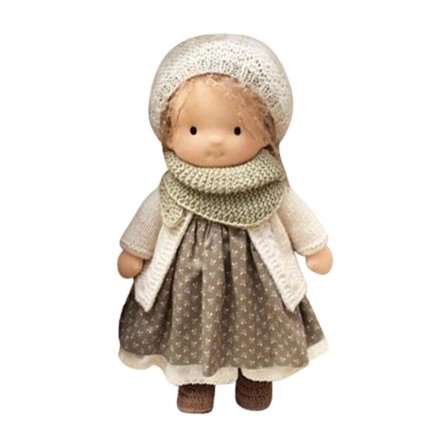 Bomuld Waldorf Dukke Håndlavet Mini Klæd-Op Dukke DIY Dukker