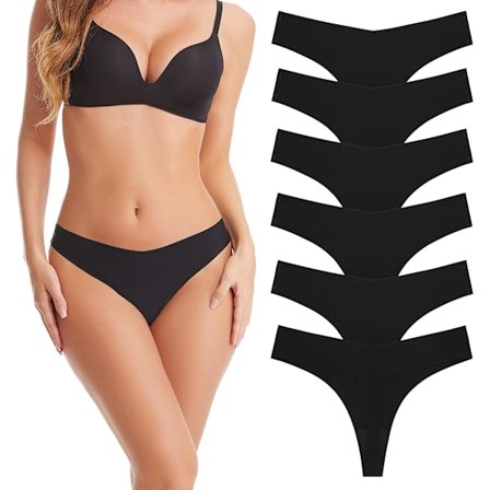 ömlösa stringtrosor för kvinnor No how stringtrosor i V-form