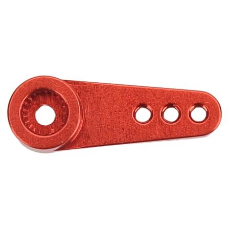 21T Servoarm Lille Bærbar CNC Bearbejdning Aluminiumlegering 21T Servo Horn Arm RC Styrearm Til MD922 MD933 Servoer Rød