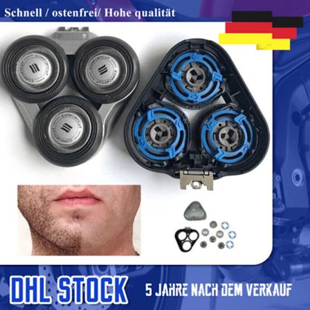 Erstatningsbarberhoved til Philips Series 5000 våd- og tør elektrisk shaver [JUN]