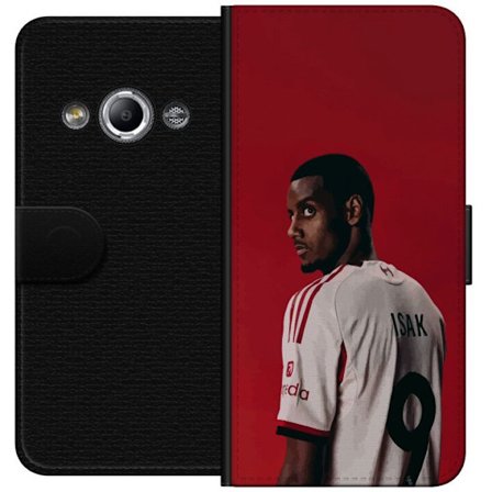 Kompatibelt Lommeboketui til Samsung Galaxy Xcover 3 Alexander Isak plakat Newcastle United Norges landslag spiss nr 9 Premier League angrep kunst