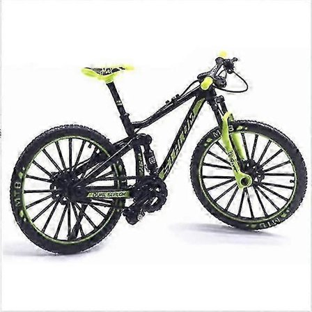 High-Performance Downhill Mountain Bike - Black and Green