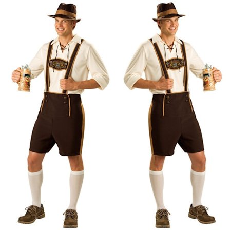 Herre-kostyme for Oktoberfest i bayersk stil