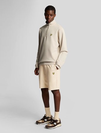 Lyle & Scott Sport Fly Fleece Shorts - Cream - XL