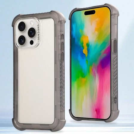 iPhone 16 Pro Transparent Matt TPU Hybrid PC 3-i-1 Skal