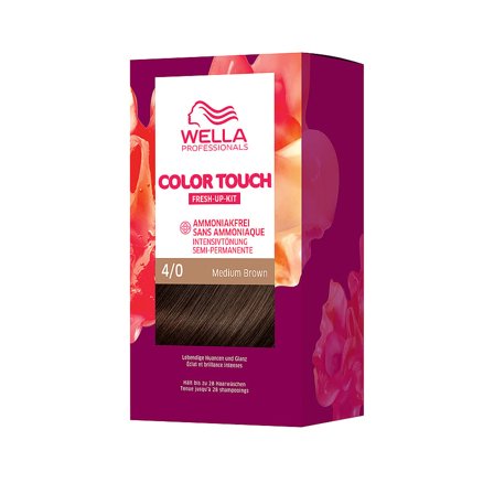Wella Professionals Color Touch Pure Naturals Medium Brown 4/0, Hår, Hårfarve, Toningsfarve