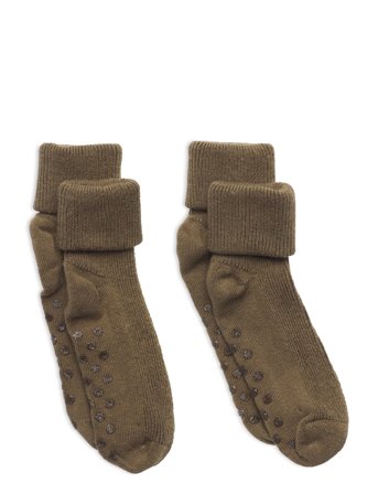 Minymo | Baby Rib Sock W. Abs (2-Pack) | 23