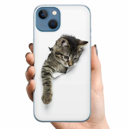 Apple Iphone 14 Plus Tpu Mobilskal Curious Kitten