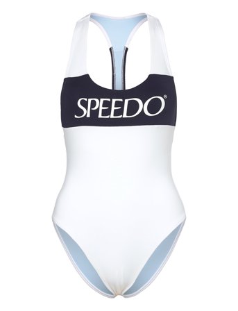 8-004433 Cb Racerback 1 Pc White Speedo