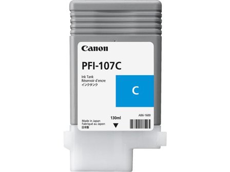 Canon Bläckbehållare, PFI-107 C, 6706B001, cyan, singelförpackning - Lyreco - Toner och bläck - Bläckpatroner - Bläckpatroner Canon