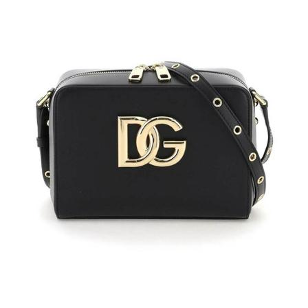Dolce & Gabbana, medium 3.5 crossbody bag Zwart, Dames, Maat:ONE Size,leer