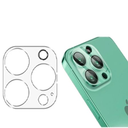 3-PACK iPhone 14 Pro Kameraskydd Standard HD 0,3mm Transparent