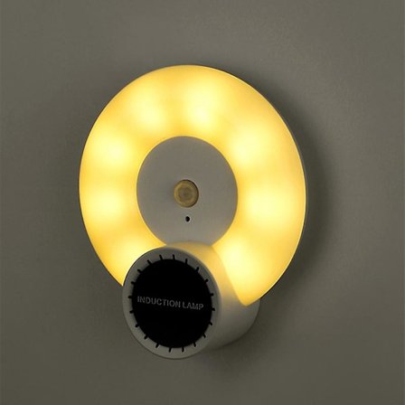 Ihmiskehon induktiovalo LED-lataus Yövalo Yövalo Kaappi Magneettinen Käytävä Infrapunavalon ohjausseinävalo (keltainen valo)