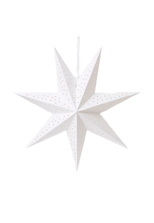 Åhléns Home Adventsstjärna JULES 50 cm Belysning Vit NOZSIZE