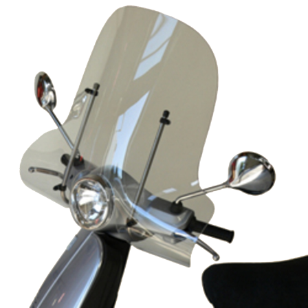 Voorruit V-Parts Standaard Scooter - Vespa LX 125 ie 2010-2013