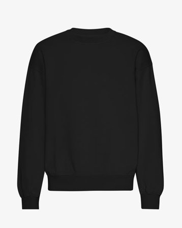 Organic Oversized Crew - Deep Black
