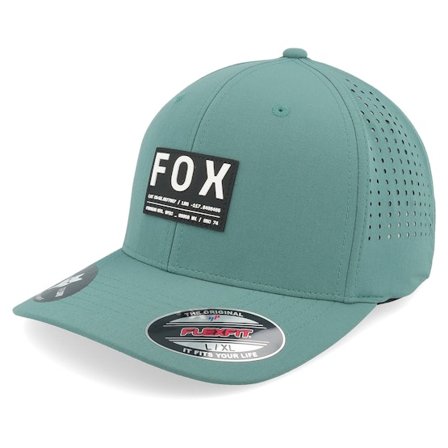 Fox - Non Stop Tech Pine Flexfit Flexfit Green Cap - @ Hatstore