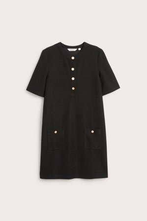 Kappahl | Sukienka z guzikami | Czarne