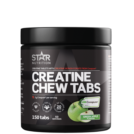 Star Nutrition Creatine Chew Tabs, 150 tabs