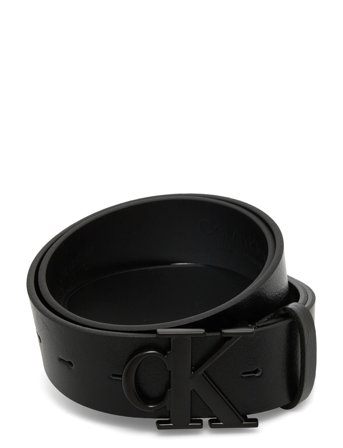 Calvin Klein Ck Buckle Tumbled 35Mm - Black - 100