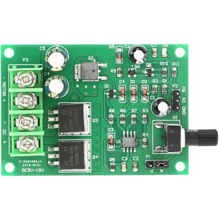 DC5-18V högpresterande PWM DC-motorhastighetsregulator motordrivkort