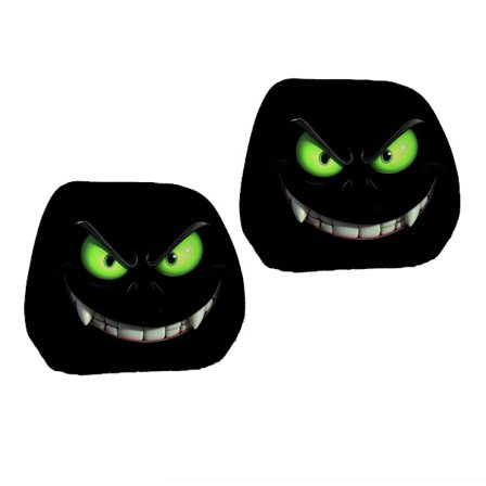 Roliga Bilsätesskydd Halloween Dekorationsmönster Lätt Att Rengöra Design