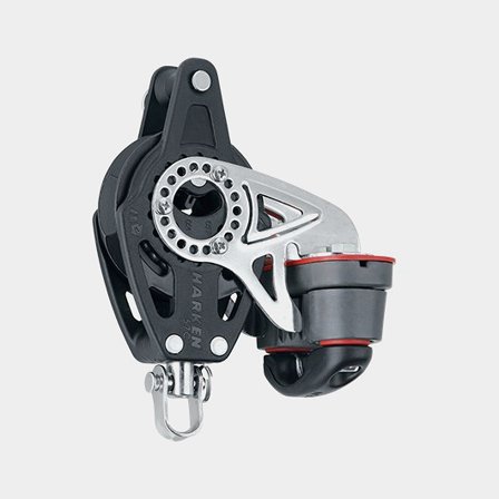 Harken 57mm Ratchet Block - Swivel, Becket, Cam Cleat (2139)