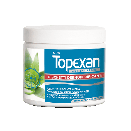 New Topexan Dischetti Dermopurificanti 66 Pezzi