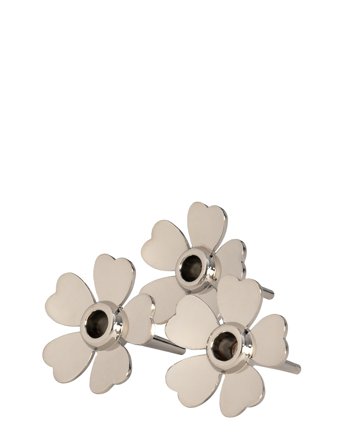 Design House Stockholm Me To You Candle Holder 3-Pack - Silver - ONE SIZE