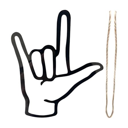 I Love You ASL Tegnspråk Love You Tegnspråk Hånd